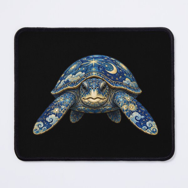 Item preview, Moonlit Sea Turtle | Ocean Starlight Art Collection designed and sold by Zaru Art Studio.