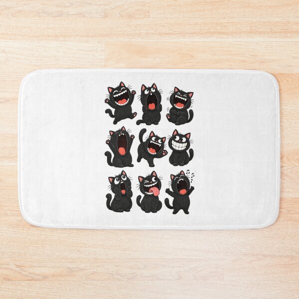 Item preview, Black Cat Smile designed and sold by Nice En.