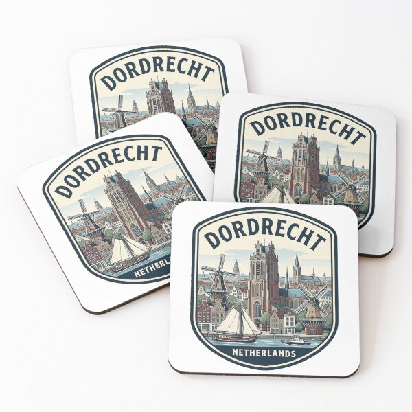 Item preview, Vintage Dordrecht Netherlands City Travel Badge designed and sold by k3rstman1.