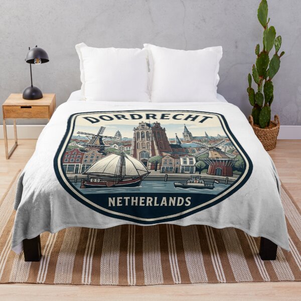 Item preview, Vintage Dordrecht Netherlands City Travel Badge designed and sold by k3rstman1.