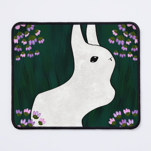 Item preview, Ghost Rabbit Among the Grass and Flowers designed and sold by JaygiesDesign.