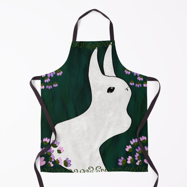 Item preview, Ghost Rabbit Among the Grass and Flowers designed and sold by JaygiesDesign.