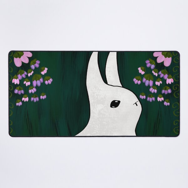 Item preview, Ghost Rabbit Among the Grass and Flowers  designed and sold by JaygiesDesign.