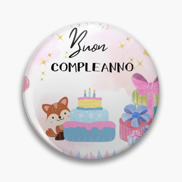 Item preview, Buon compleanno - italian happy birthday designed and sold by WildArtIT.