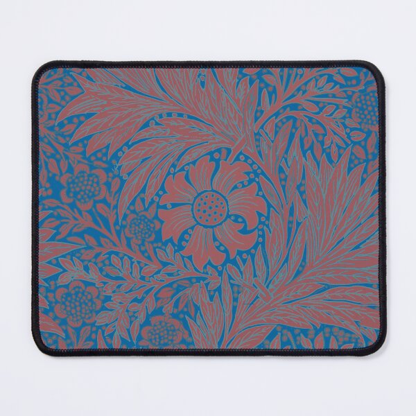 Item preview, Terracotta Turquoise William Morris Marigold floral designed and sold by Anne Londez Studio.