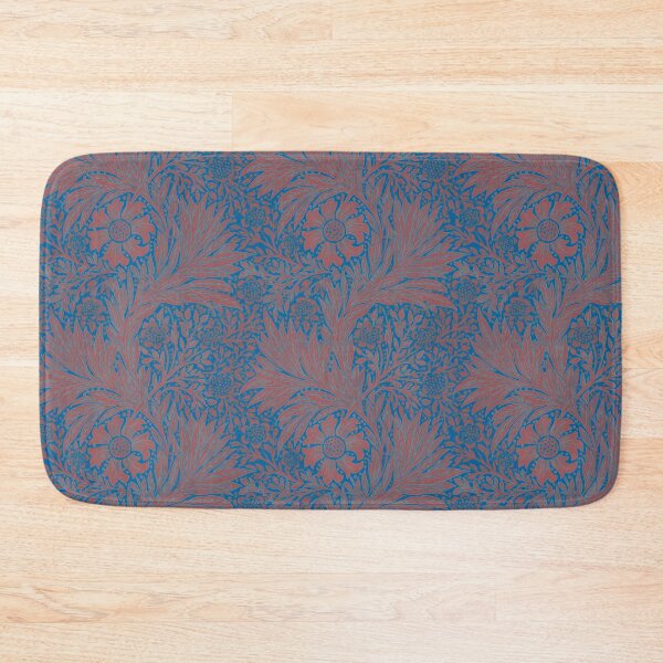 Item preview, Terracotta Turquoise William Morris Marigold floral designed and sold by Anne Londez Studio.