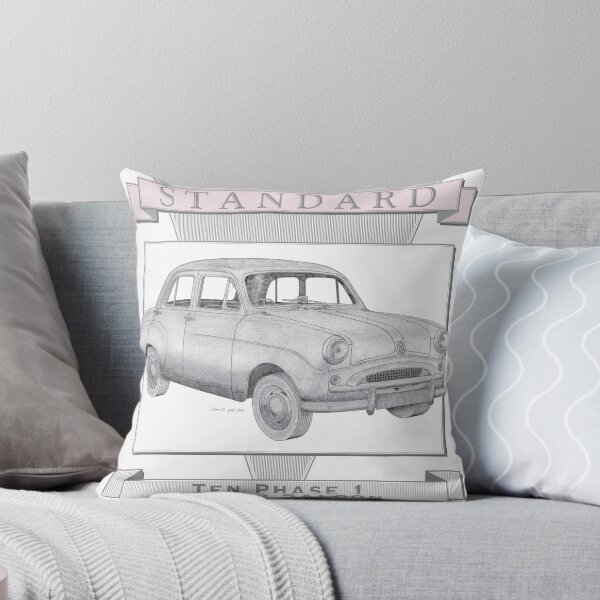 Item preview, Standard Ten Phase 1 4 Door Saloon Hand-drawn designed and sold by Classic Car Art Drawings.