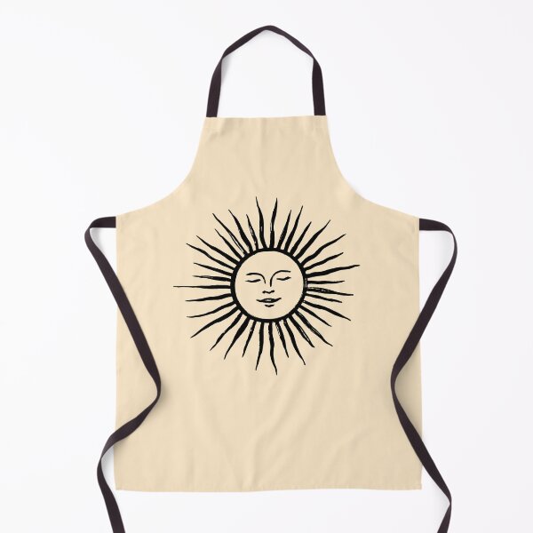 Item preview, Celestial Sun Face Boho Line Art designed and sold by jianina-alondra.