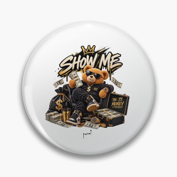 Item preview, Show Me The Money Teddy Bear – Luxury Streetwear Boss Design designed and sold by Musamem  Designs.