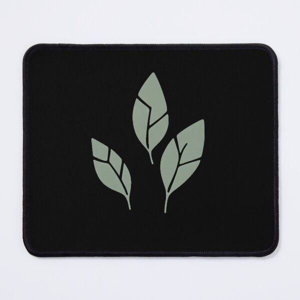 Item preview, Three Sage Leaves Minimalist Botanical Line Art designed and sold by VibeShift Studio.