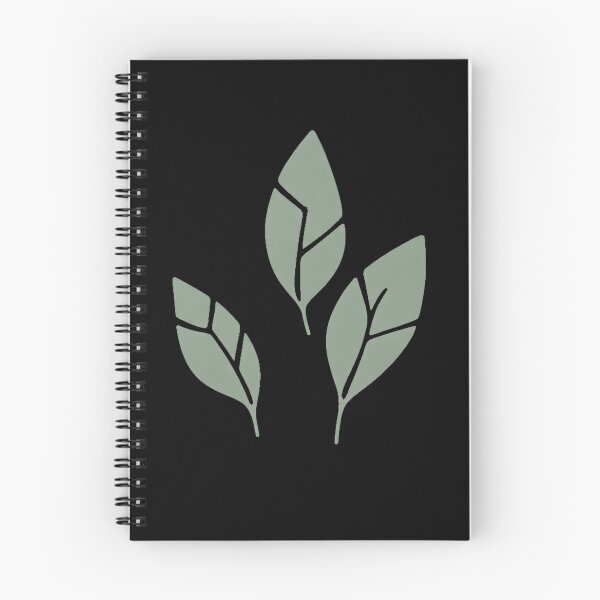 Item preview, Three Sage Leaves Minimalist Botanical Line Art designed and sold by VibeShift Studio.