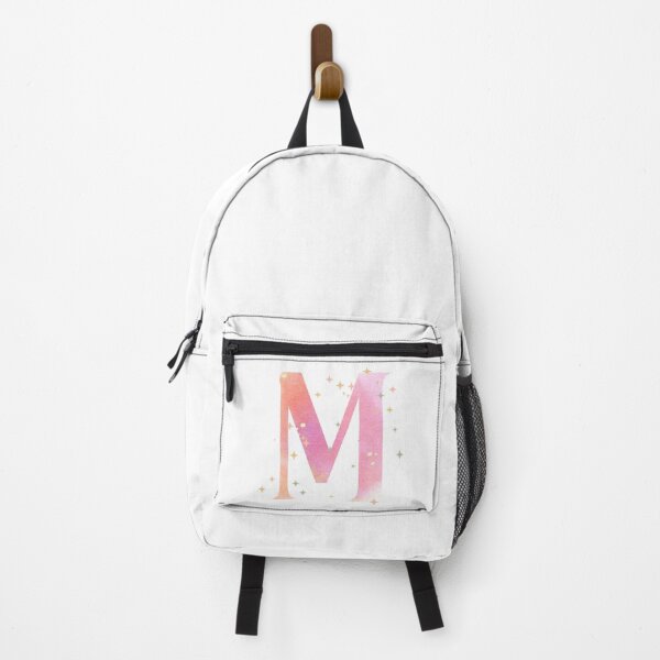 Item preview, Letter M Monogram pink watercolor designed and sold by iRenza.