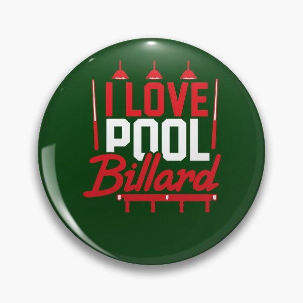 Item preview, I Love Pool Billiard Athlete Player Gift Idea 527 designed and sold by FlowerRaccoon.
