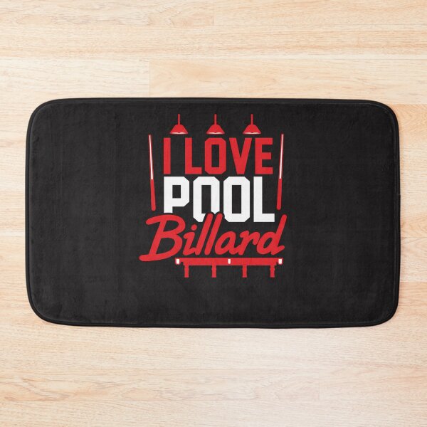 Item preview, I Love Pool Billiard Athlete Player Gift Idea 527 designed and sold by FlowerRaccoon.