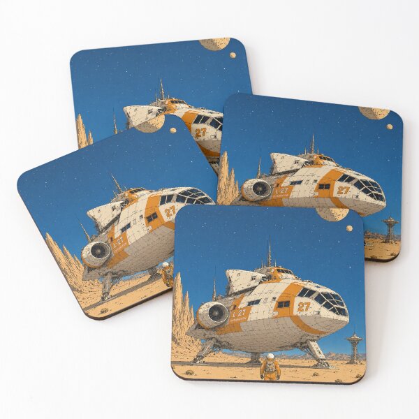 Item preview, Retro Space Explorer Mars Ship designed and sold by NordenPosters.