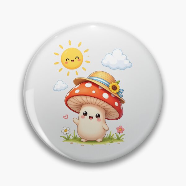 Item preview, Kawaii Mushroom Summer Garden designed and sold by naragon4289.