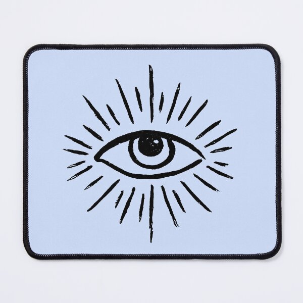 Item preview, Mystical Evil Eye Spiritual Line Art designed and sold by jianina-alondra.