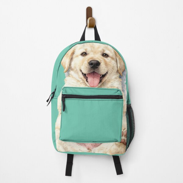 Item preview, Cream labrador puppy watercolor designed and sold by WildArtIT.