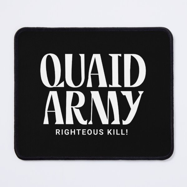 Item preview, Quaid Army Righteous Kill Vintage Typography ⭐⭐⭐⭐⭐ designed and sold by Madison Leblanc.