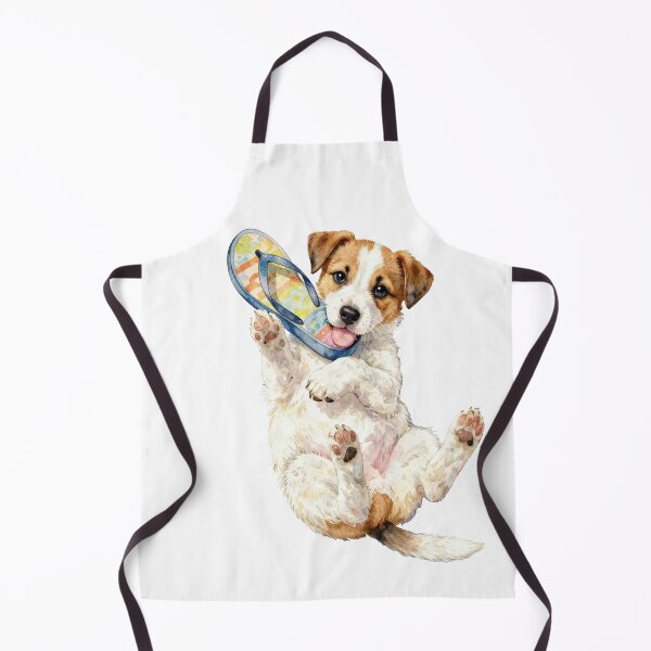Item preview, Jack Russell puppy watercolor designed and sold by WildArtIT.