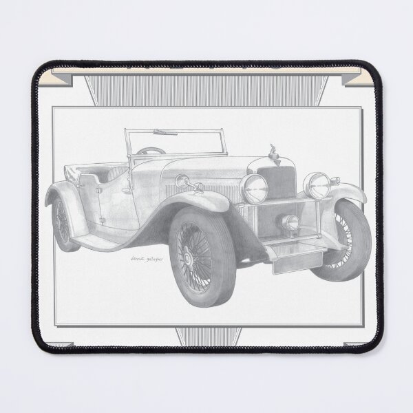 Item preview, Alvis Firefly 4 Door Roadster Hand-drawn designed and sold by Classic Car Art Drawings.