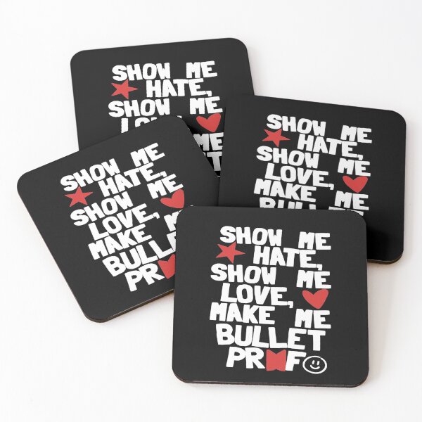 Item preview, BTS normal lyrics -show me hate show me love make me bulletproof designed and sold by GinaGrave.