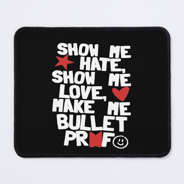Item preview, BTS normal lyrics -show me hate show me love make me bulletproof designed and sold by GinaGrave.