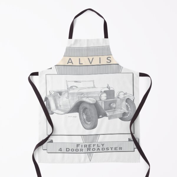 Item preview, Alvis Firefly 4 Door Roadster Hand-drawn designed and sold by Classic Car Art Drawings.