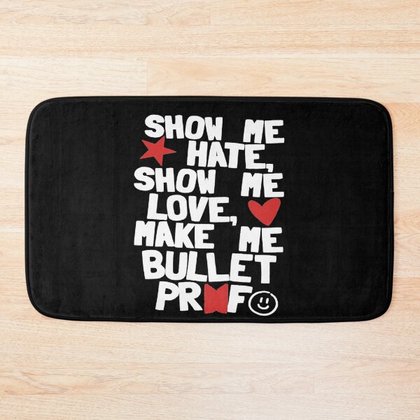 Item preview, BTS normal lyrics -show me hate show me love make me bulletproof designed and sold by GinaGrave.