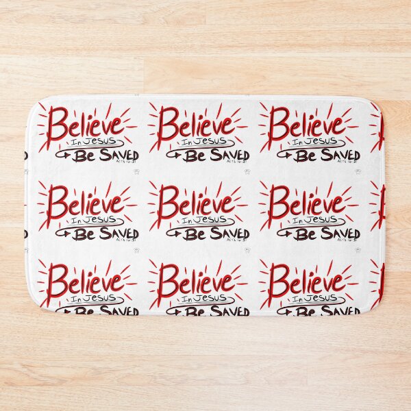 Item preview, Believe in Jesus! Be Saved! designed and sold by WEAR-SHARE316.