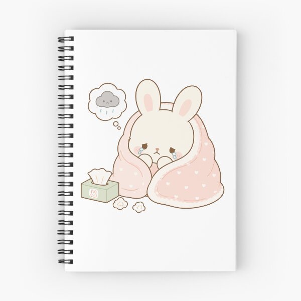 Item preview, Kawaii Bunny Crying Sad Day Illustration designed and sold by daldadesign.