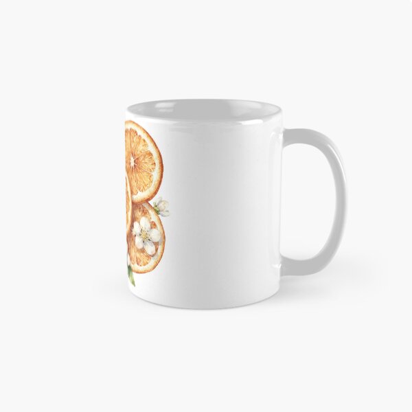 Item preview, Orange flowers and slices - citrus watercolor designed and sold by WildArtIT.