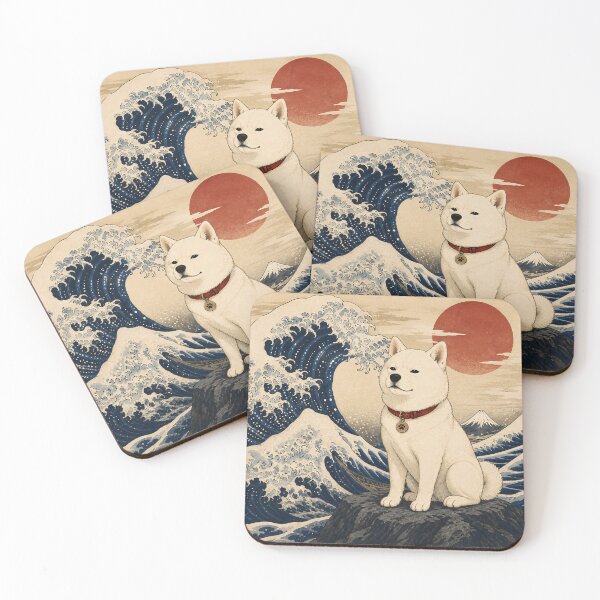 Item preview, Cozy Days with White Shiba designed and sold by YUKI JAPAN.