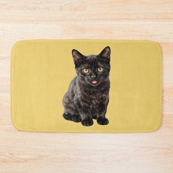 Item preview, Black cat watercolor kitten designed and sold by WildArtIT.