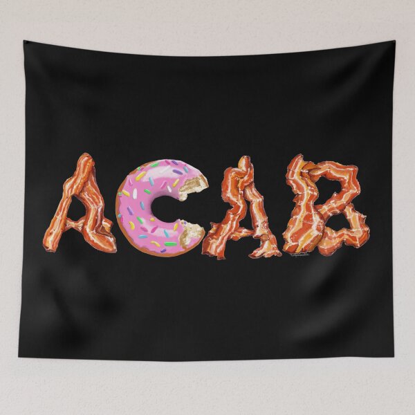 Item preview, ACAB for Breakfast on black designed and sold by Songsnsmuttales.