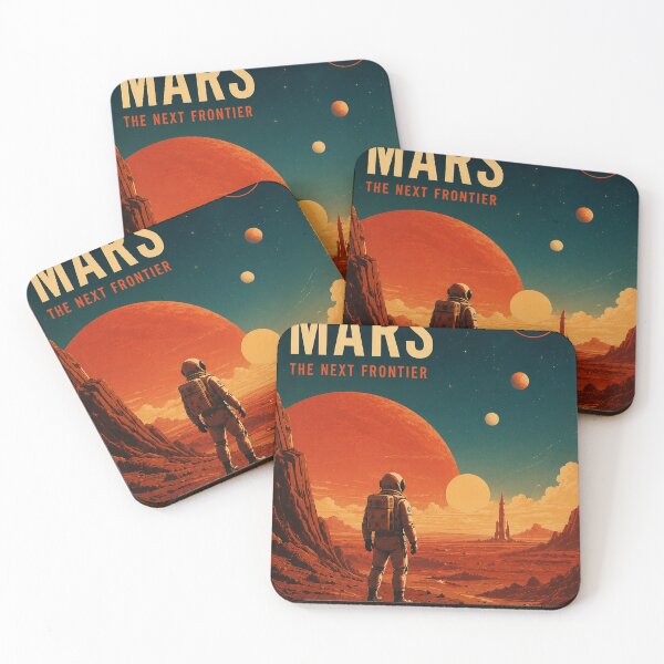 Item preview, Explore Mars Retro Space Poster designed and sold by NordenPosters.