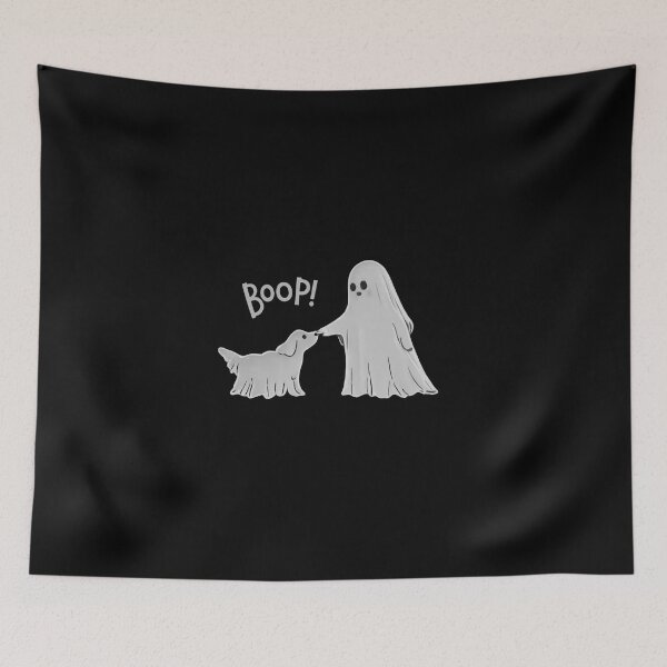 Item preview, Boop Ghost Dog Funny Spooky Halloween designed and sold by GinaGrave.
