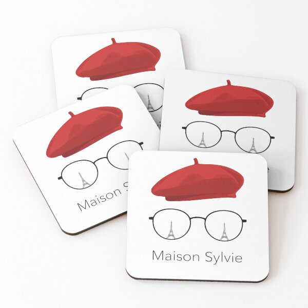 Item preview, Maison Sylvie Eiffel Tower Glasses - Paris Red Beret Logo designed and sold by MAISON SYLVIE.