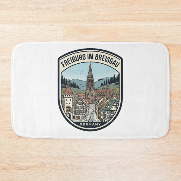 Item preview, Freiburg Im Breisgau Germany Vintage Travel Badge designed and sold by k3rstman1.