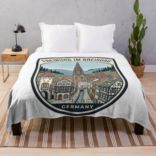 Item preview, Freiburg Im Breisgau Germany Vintage Travel Badge designed and sold by k3rstman1.