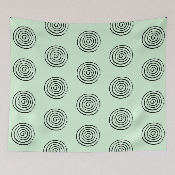 Item preview, Hand Drawn Hypnotic Spiral Line Art designed and sold by jianina-alondra.
