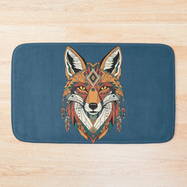 Item preview, Geometric boho fox - orange designed and sold by WildArtIT.
