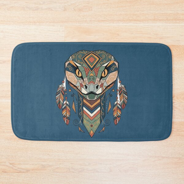 Item preview, Geometric boho snake designed and sold by WildArtIT.