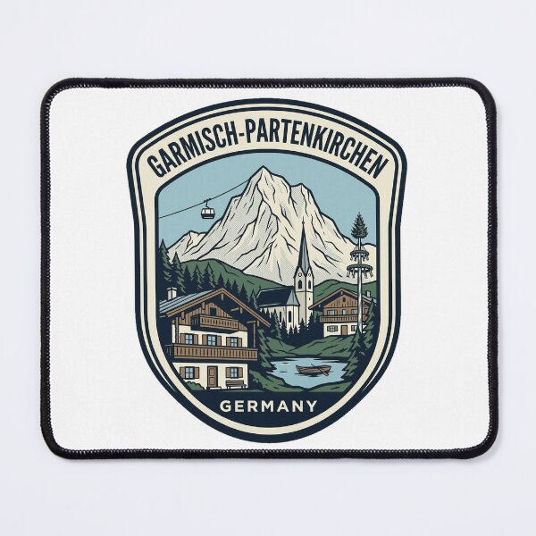 Item preview, Garmisch-Partenkirchen Germany Vintage Alpine Mountain Badge designed and sold by k3rstman1.