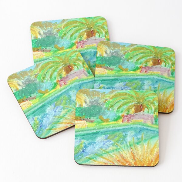 Item preview, pool. oil pastel designed and sold by Tereza Pilar  Art.