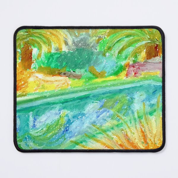 Item preview, pool. oil pastel designed and sold by Tereza Pilar Art.