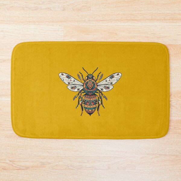 Item preview, Geometric boho bee designed and sold by WildArtIT.