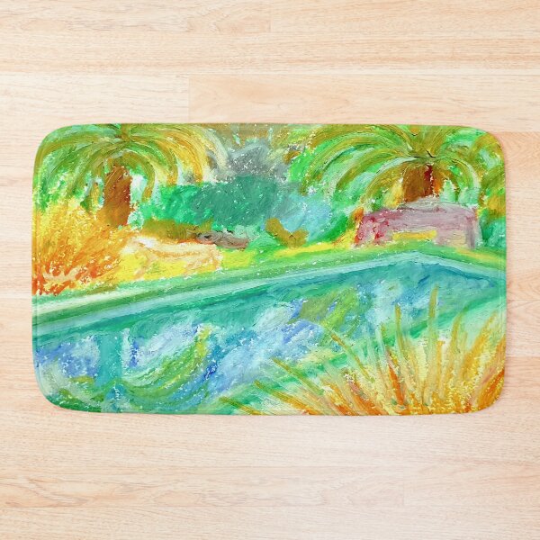 Item preview, pool. oil pastel designed and sold by Tereza Pilar  Art.