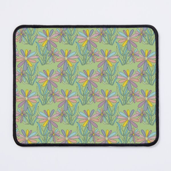 Item preview, Retro Pastel Floral Garden Pattern designed and sold by Zaya_art.