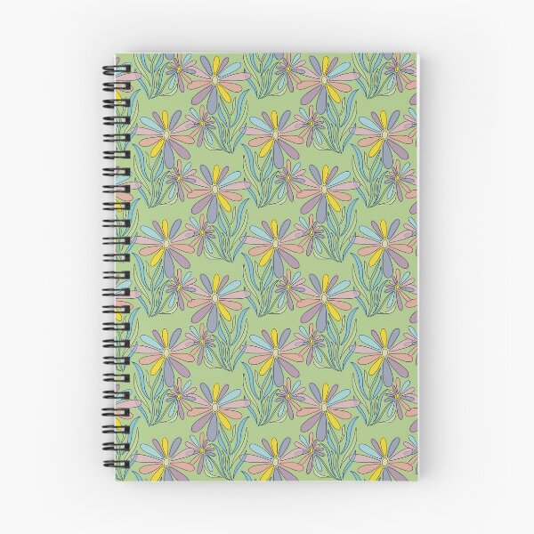 Item preview, Retro Pastel Floral Garden Pattern designed and sold by Zaya_art.